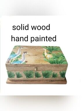 Solid Wood Jewelry Box